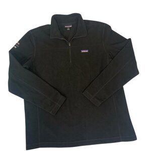 Patagonia XL Black Half Zip Mens Fleece Pullover